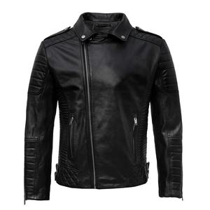 Veste en cuir PU décontractée pour hommes d'automne et d'hiver en peau de mouton réversible avec fermeture à glissière coupe-vent grande taille nouveau Design - Product Image 6