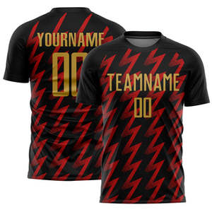 เสื้อฟุตบอลผู้ใหญ่แบบยูนิเซ็กซ์สั่งทำพิเศษ พร้อมการพิมพ์แบบซับลิเมชั่น ชื่อทีมสั่งทำได้ ระบายอากาศได้ดี แห้งเร็ว ผ้าโพลีเอสเตอร์ 100% - Product Image 1