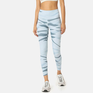 Pantalones de Yoga de cintura alta para mujer, ropa de gimnasio de talla grande elástica suave, mallas impresas por sublimación transpirables a la moda - Product Image 1