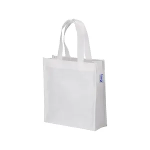 Mini Borse Shopper con Soffietto in R-PET, Gadget Promozionali Ecologici - Product Image 2