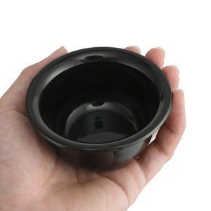 Taza de afeitar de doble filo de acero inoxidable, cuenco con tapa para jabón de brocha, cuenco de afeitado a precio barato al por mayor - Product Image 5