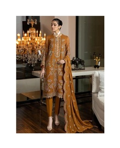 Traje de boda de fiesta de manga larga Shalwar Kameez pakistaní bordado nuevo para mujer con vestido elegante para bodas otras ocasiones - Product Image 2