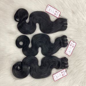 Cheveux humains vierges vietnamiens vague de corps douce vague profonde lâche extensions à pince Machine Double trame sans perte de cuticule alignée - Product Image 3