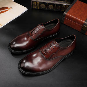 Chaussures brogues en cuir de vachette de qualité supérieure avec doublure absorbant la transpiration et soutien stable, chaussures de bureau pour hommes, chaussures habillées - Product Image 2