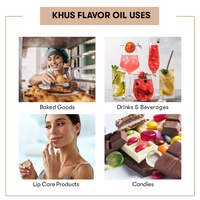 Huile aromatique HP Valia Khus, liquide, saveur vétiver, bonbons légers au citron, sucettes, chocolats, sans gluten, naturel, végétalien, sans alcool, comestible