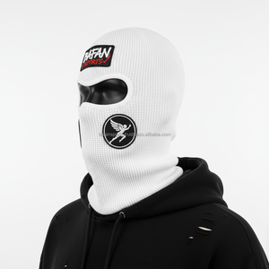 ไหมพรมถักแบบพรีเมียมสำหรับผู้หญิง300แกรมผ้าซี่โครงนิ่มสีขาว3แผงใส่ได้พอดีปรับแต่งโลโก้ได้ตามต้องการ - Product Image 3