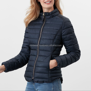 <b>Women's</b> <b>Lightweight</b> Canvas Knitted Puffer <b>Jacket</b> Custom <b>Quilted</b> Breathable Eco-Friendly Winter OEM ODM Bulk Wholesale Letter - Product Image 5