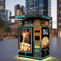 Rotation optimisée des stocks pour réduire le gaspillage d'ingrédients et de produits finis, distributeur automatique de pizzas entièrement automatique pour la restauration rapide