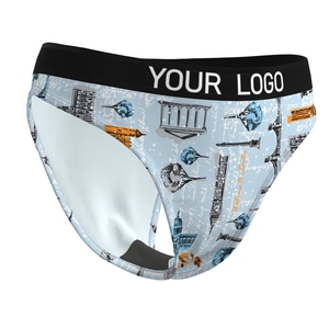 Vente en gros d'usine de culottes pour femmes à imprimé numérique taille basse super doux sous-vêtements pour femmes bikini effronté - Product Image 3