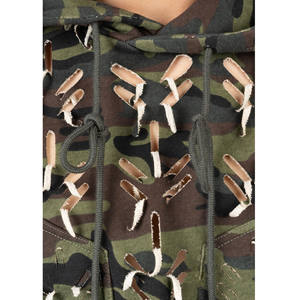 Sweat à capuche de haute qualité pour hommes décontracté 100% coton à capuche personnalisé Streetwear pull court entièrement imprimé conception d'impression 3D lourde - Product Image 2