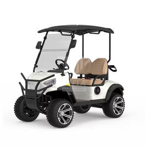 Carritos de Golf de 2/4 plazas eléctricos nuevos colores personalizados estilo Club Car Curtis controlador chasis de aluminio caza Buggy a la venta - Product Image 1