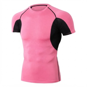 Camiseta Deportiva Ligera para Hombre, Transpirable, de Secado Rápido, para Deportes Acuáticos, Camiseta de Compresión - Product Image 1