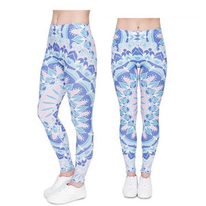 Leggings de Sublimación para Mujer, Diseño Nuevo, Estilo Perfecto, Resistentes al Agua, con el Mejor Precio Bajo, Aspecto Moderno, con Logotipo Personalizado - Product Image 6