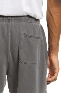 Pantalones cortos unisex lavados con ácido y bolsillos con cremallera, ropa informal de algodón con gráfico holgado personalizado, estilo sólido High Street - Product Image 5