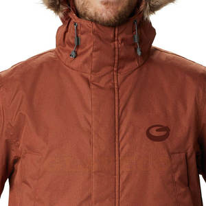 Chaqueta Parkas ajustada para hombre de fabricación profesional, ropa de lona de moda de invierno con cuello con capucha para uso en exteriores - Product Image 5