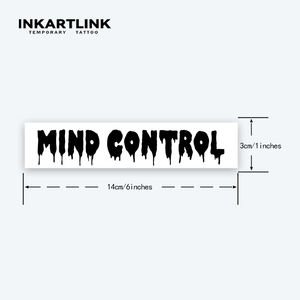 Tatouage semi-permanent « Soyez fidèle à vous-même » à l'extrait de gardénia, tenue 2 semaines, imperméable, motif écrit à la main en cursive, vente en gros - Product Image 3