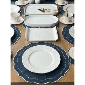 Set colazione blu Osiris 90 pezzi per 12 persone - Product Image 2