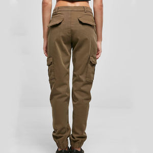 Pantalons cargo tendance pour femmes 2025, pantalons élégants et confortables avec des poches fonctionnelles pour un usage quotidien, service OEM personnalisé - Product Image 3