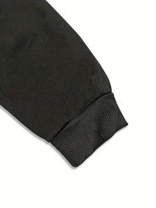 Venta al por mayor de Sudadera con capucha de lana de peso pesado de algodón de los hombres de gran tamaño personalizado Sudadera con capucha de lana barato Pullover Casual Wear Sudadera con capucha y sudaderas - Product Image 5