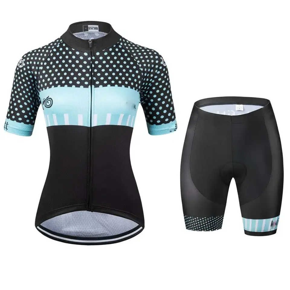 2023 High Quality Wholesale Printed Slim Fit Cycling Uniforms Sets | Custom Logo 2 Piece Best Cycling Uniforms