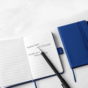 Personalizado A6 A7 Pequeño bolsillo Mini diario Bloc de notas diario Pu cubierta de cuero forrado planificador Impresión de cuaderno - Product Image 3