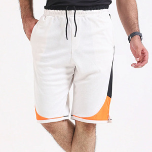 High Quality <b>Men's</b> Mid Waist Casual <b>Sweat</b> <b>Shorts</b> Breathable Solid Color Drawstring Closure Eco-Friendly OEM Service Available - Product Image 1