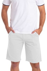 Shorts unisexes personnalisés, à cordon de serrage, en coton French Terry délavé à l'acide, style vintage pour hommes - Product Image 3