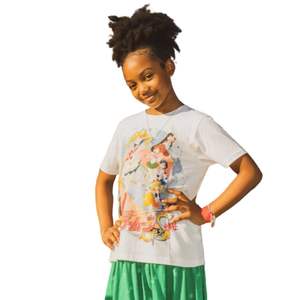 Camiseta con estampado gráfico estilo anime, estampado de dibujos animados coloridos, manga corta, cuello redondo, ropa de calle informal, camiseta unisex - Product Image 6