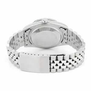 PJ <b>Mens</b> Quartz Fashion Moissanite <b>Watch</b> Blue Dial Diamond Bezel Jubilee <b>Bracelet</b> Pave Setting Custom Logo Wholesale Private - Product Image 4