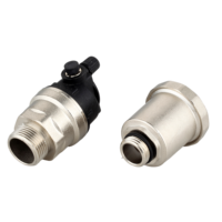 Vanne d'évacuation d'air automatique en laiton de 1/2 pouce pour chaudière, personnalisable OEM, compatible eau
