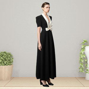 Hot Sale Women's Formal <b>Dress</b> AKINA LONG <b>DRESS</b> 129 Cm 100% Polyester Custom Labels Luxury Women's Clothing Luxury Brand - Product Image 2