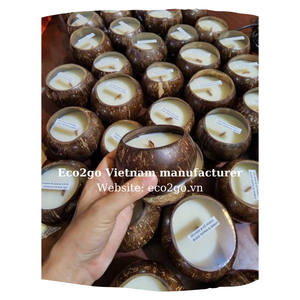 HOT DESIGN FAIT À LA MAIN 2025!! BOLS NATURELS DE BOUGIE DE NOIX DE COCO/BOLS DE NOIX DE COCO/LOGO DE BOUGIE DE NOIX DE COCO PERSONNALISÉ - Product Image 3