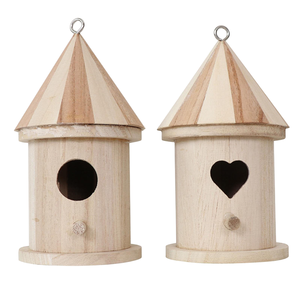 Casa de madera para pájaros de diseño moderno, acabado elegante, jaula pequeña para mascotas, precio efectivo para cría de aves, calidad de exportación - Product Image 4