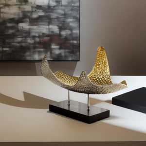 Escultura de diseño único de Metal de venta de tendencia para decoración del hogar, hogar, sala de estar, oficina, dormitorio - Product Image 5