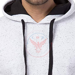 Nouveau design professionnel, sweat à capuche décontracté d'hiver avec poches, en coton mélangé, faible MOQ, pour hommes - Product Image 6