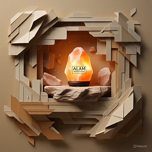 โคมไฟเกลือหิมาลัยธรรมชาติ10-12กก. เป็นมิตรกับสิ่งแวดล้อมปรับแต่งความรักในบ้านตัวอักษรสัตว์ - Product Image 2