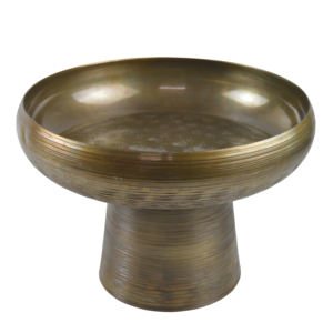 Bougie décorative en forme de bol à fruits, design en métal massif, idéale pour la décoration de table, porte-bougie chauffe-plat - Product Image 1