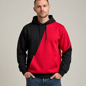 Customized Heavyweight Fleece Pullover <b>Men's</b> <b>Hoodie</b> Heavy Duty Knitted <b>Thick</b> Loose Fit <b>Hoodie</b> <b>Men</b> - Product Image 5