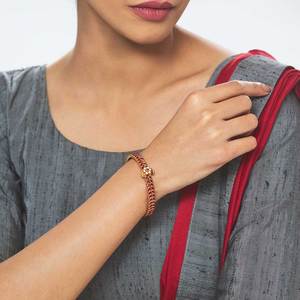 Fine Silver Temple Bangle-134126 - Product Image 2