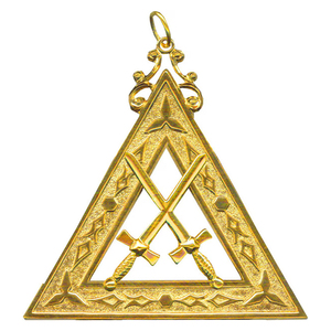 Maçonnique Regalia Argent Passé Maître Collier Maçonnique Blue Lodge Collier Argent Ronpex - Product Image 2