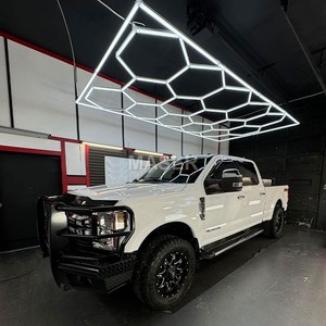 Alimentation AC Dimmable LED Honeycomb Light Luces Exagonales 15 Grille Hex Lights pour Atelier <span class=keywords><strong>Garage</strong></span> Car Wash Home Office - Product Image 3