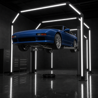 Éclairage LED rapide pour atelier et garage automobile, type tunnel, IP54, vente en gros