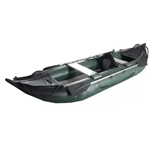 Kayak inflable de tela, barco de remos, piezas de pedal de bicicleta de agua