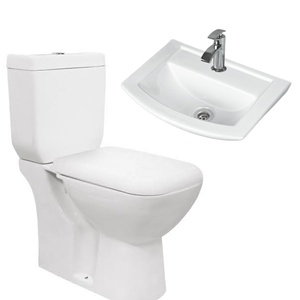 Conjunto Mueble Doble Lavabo 140cm 2 Nichos Y Columna Adriel Blanco Y