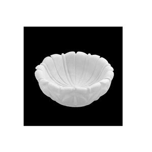 Large Round Size Pure <b>White</b> Marble <b>Serving</b> <b>Bowl</b> Single Pice With Standard Quality and Material at Very Affordable Price - Product Image 3