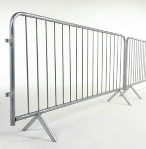 Barreras de Seguridad Peatonales Portátiles de Acero Metálico para Control de Tráfico, Gestión de Multitudes, Eventos y Almacenamiento de Carga - Product Image 4