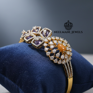 Bracelet de mode corail et violet - Product Image 5