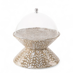 Base Decorativa para Pastel de Nácar para Exhibición de Postres de Ramadán en el Medio Oriente y Elegante Regalo de Vietnam - Product Image 1