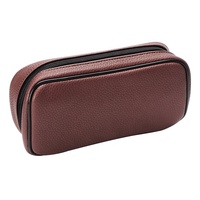 Sac de rangement pratique en cuir PU de petite taille à bas prix pour pipe à fumer