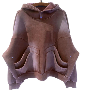 เสื้อสวมหัวมีฮู้ดสำหรับผู้ชายเสื้อซักได้สองกระเป๋าเสื้อผ้าแนวสตรีทสำหรับฤดูหนาวเสื้อผ้าลำลองผ้าฝ้าย100% ใช้ได้ทั้งชายและหญิง - Product Image 1